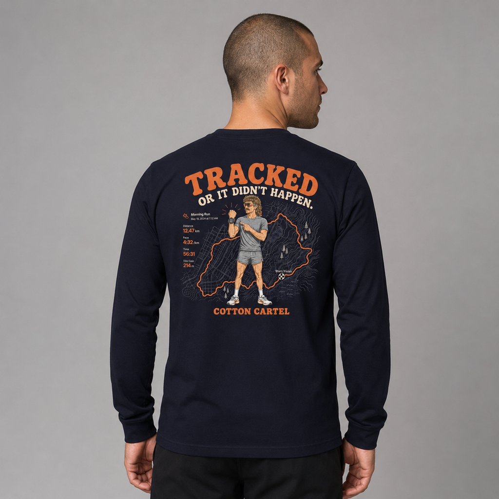 Tracked or It Didn’t Happen Male Lightweight Long Sleeve