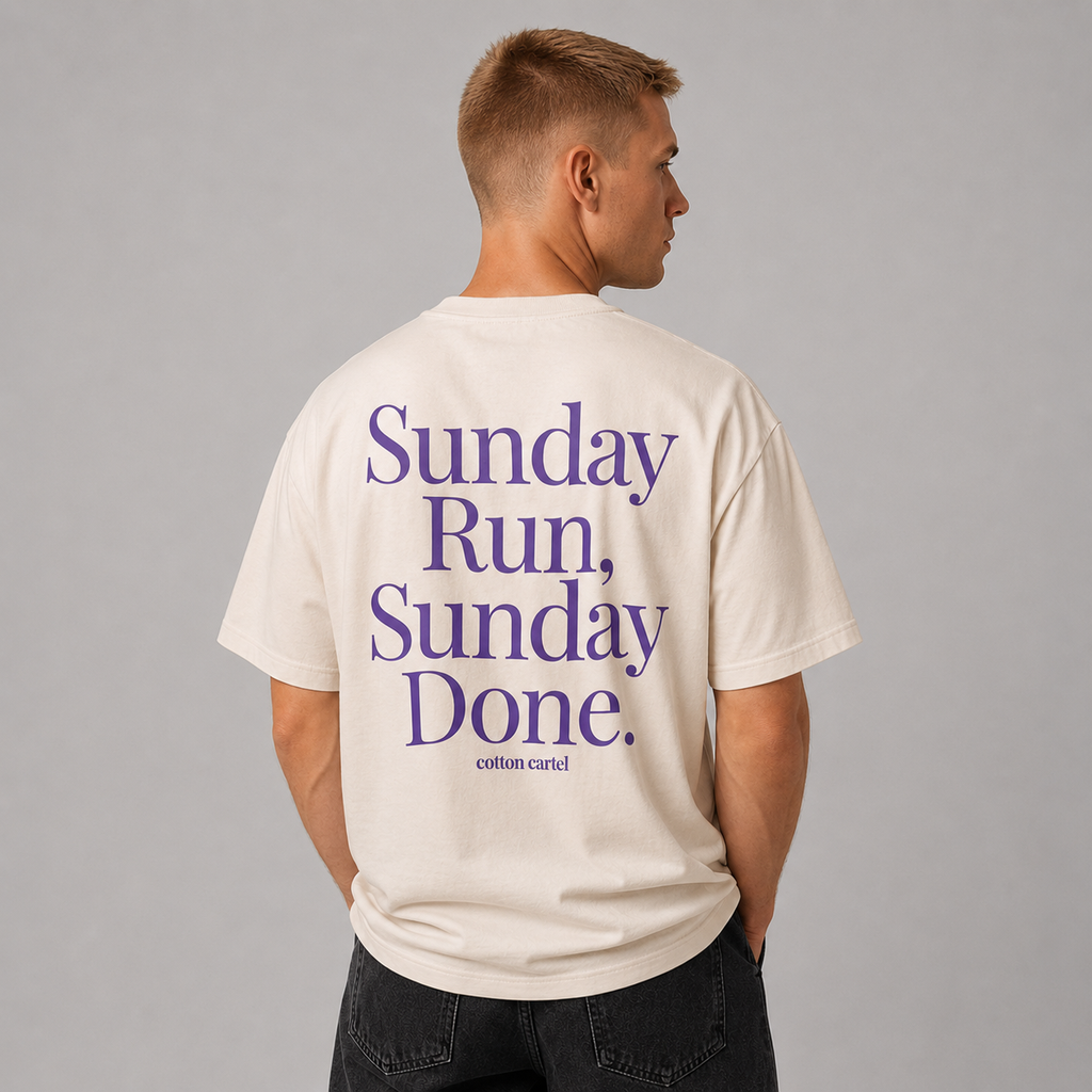 Sunday Run Oversized Box Tee