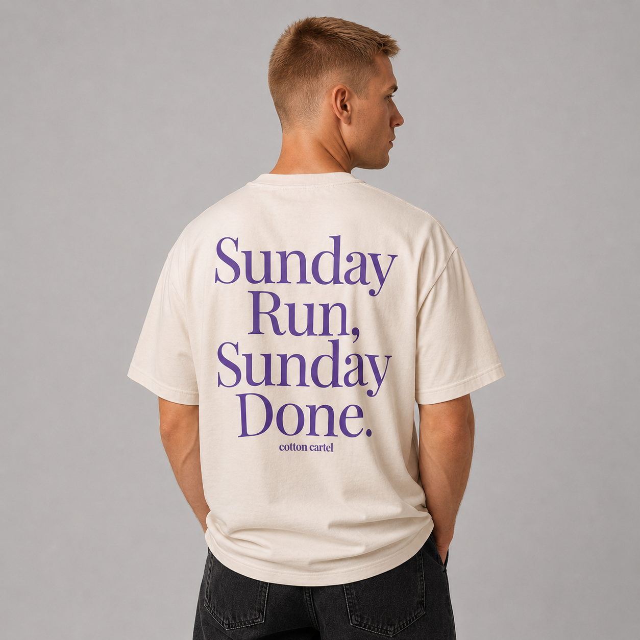 Sunday Run Oversized Box Tee