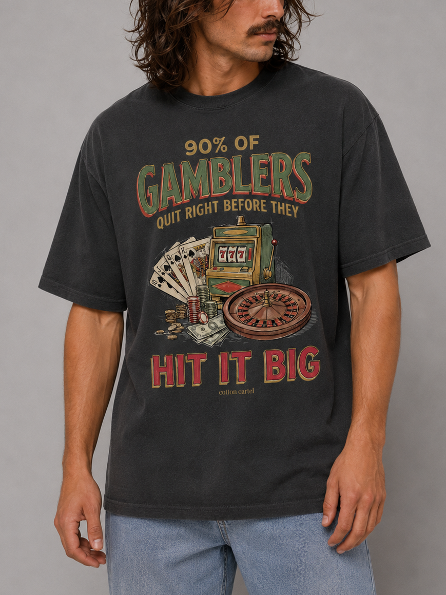 Gamblers Oversized Box Tee