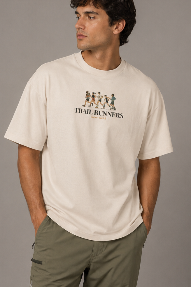 Trail Runners Oversized Box Tee