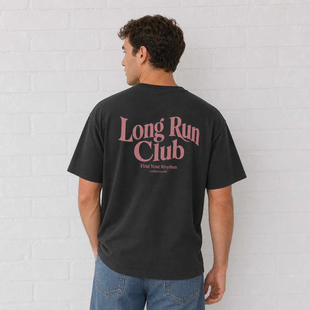 Long Run Club Oversized Box Tee