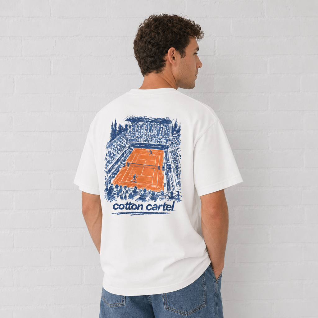 Tennis Clay Court Oversized Box Tee