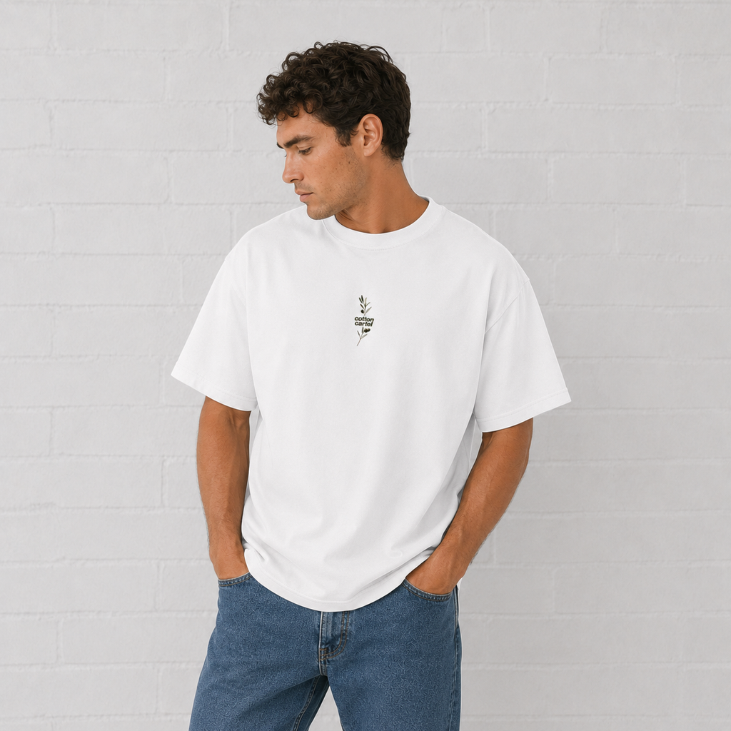 Thermopylae Olive Gardens Oversized Box Tee