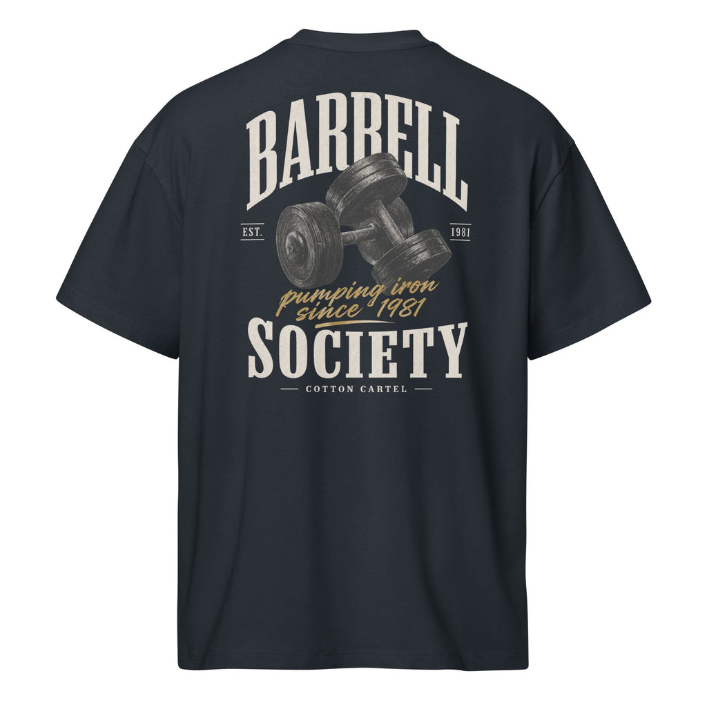 Barbell Society Oversized Box Tee - cotton cartel