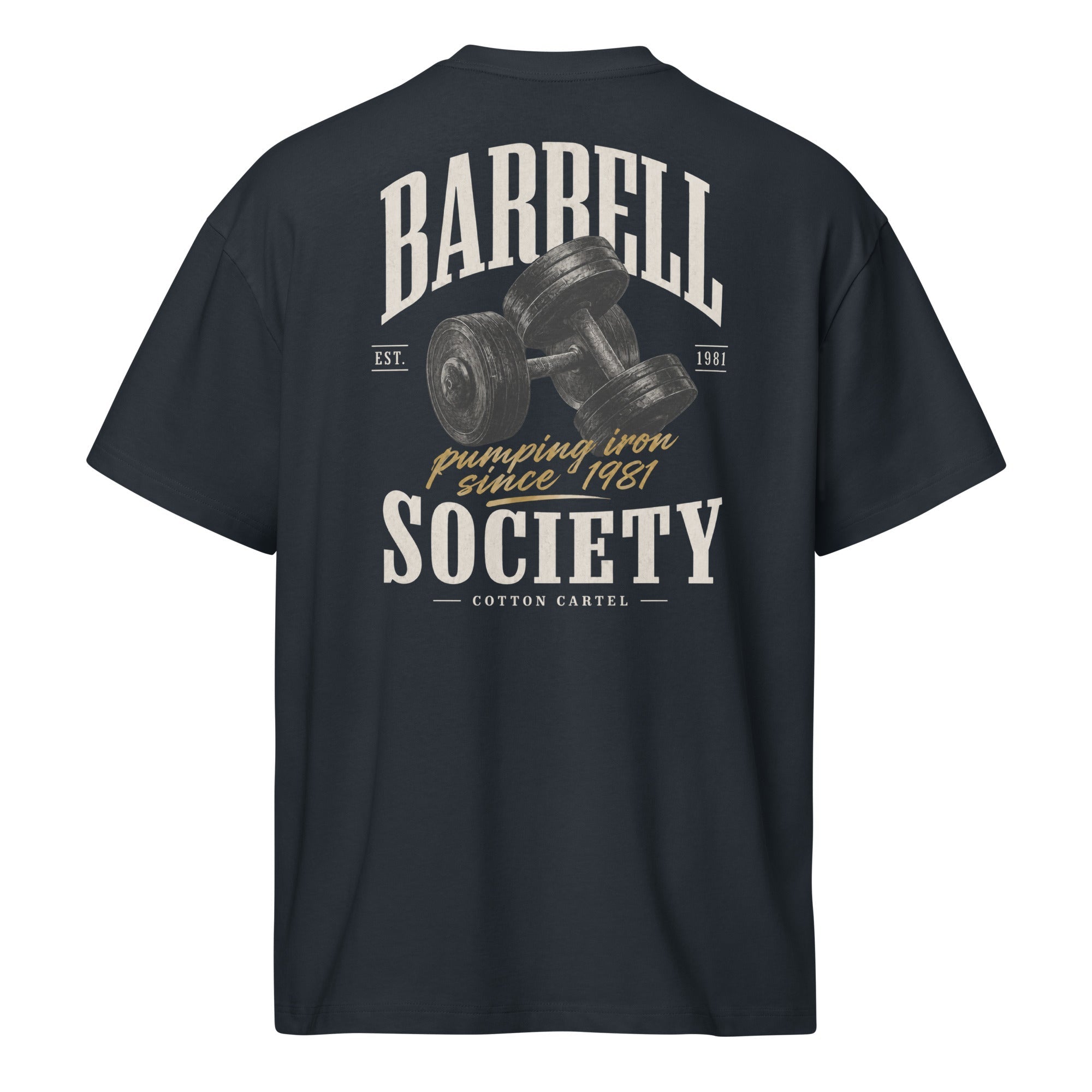 Barbell Society Oversized Box Tee - cotton cartel