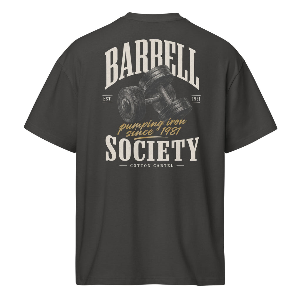 Barbell Society Oversized Box Tee - cotton cartel