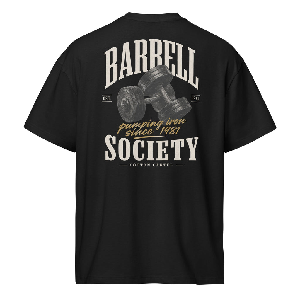Barbell Society Oversized Box Tee - cotton cartel