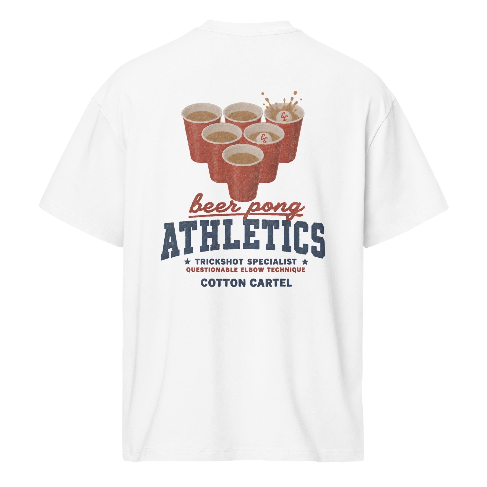 Beer Pong Oversized Box Tee - cotton cartel