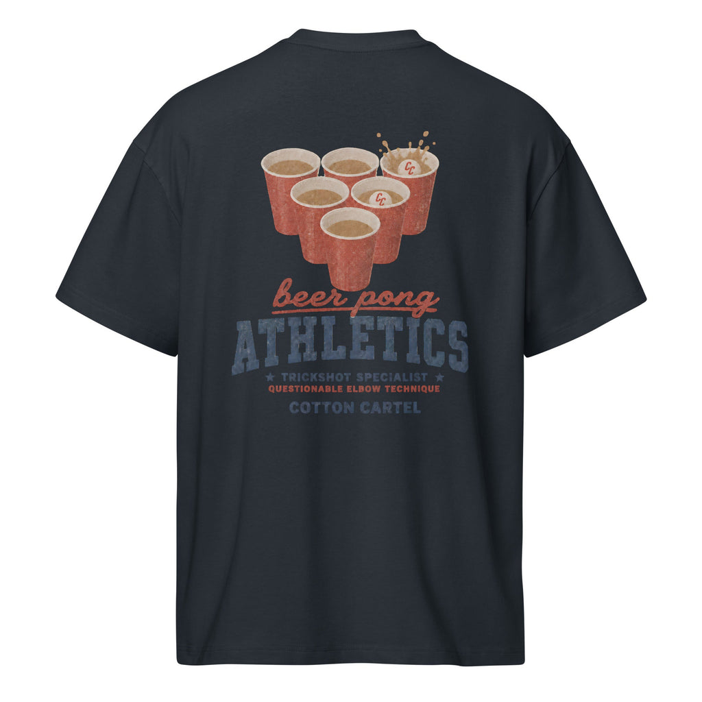 Beer Pong Oversized Box Tee - cotton cartel