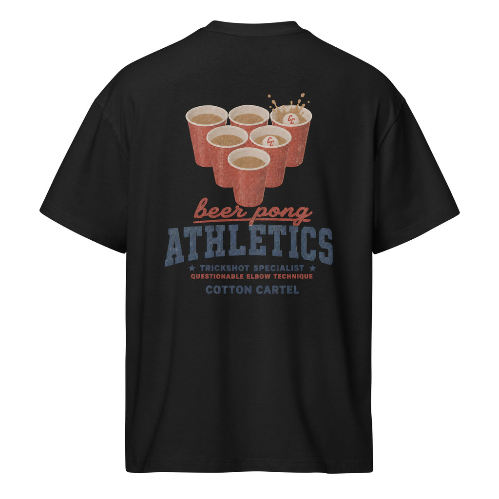 Beer Pong Oversized Box Tee - cotton cartel