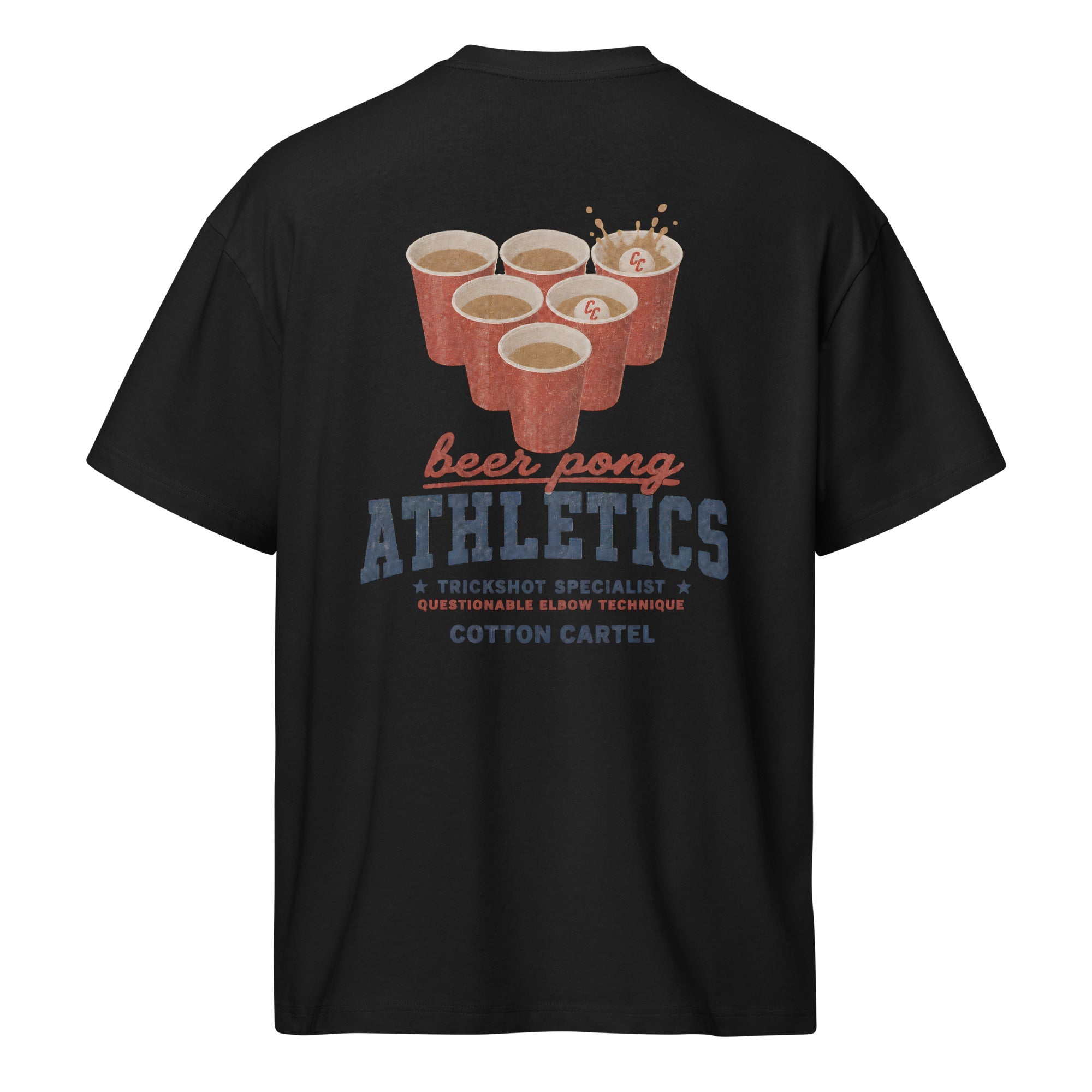Beer Pong Oversized Box Tee - cotton cartel