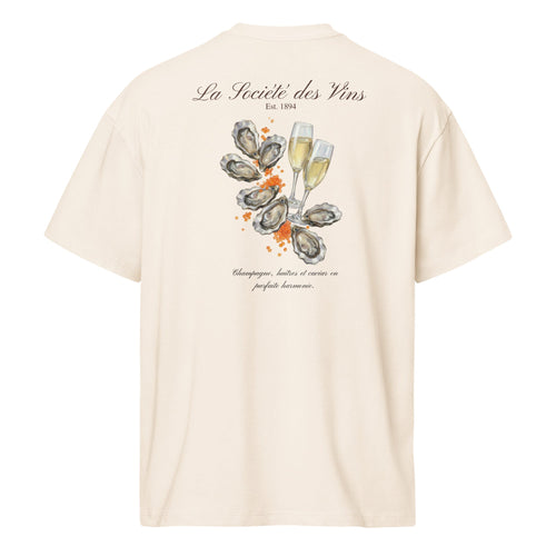 Champagne Society Oversized Box Tee - cotton cartel