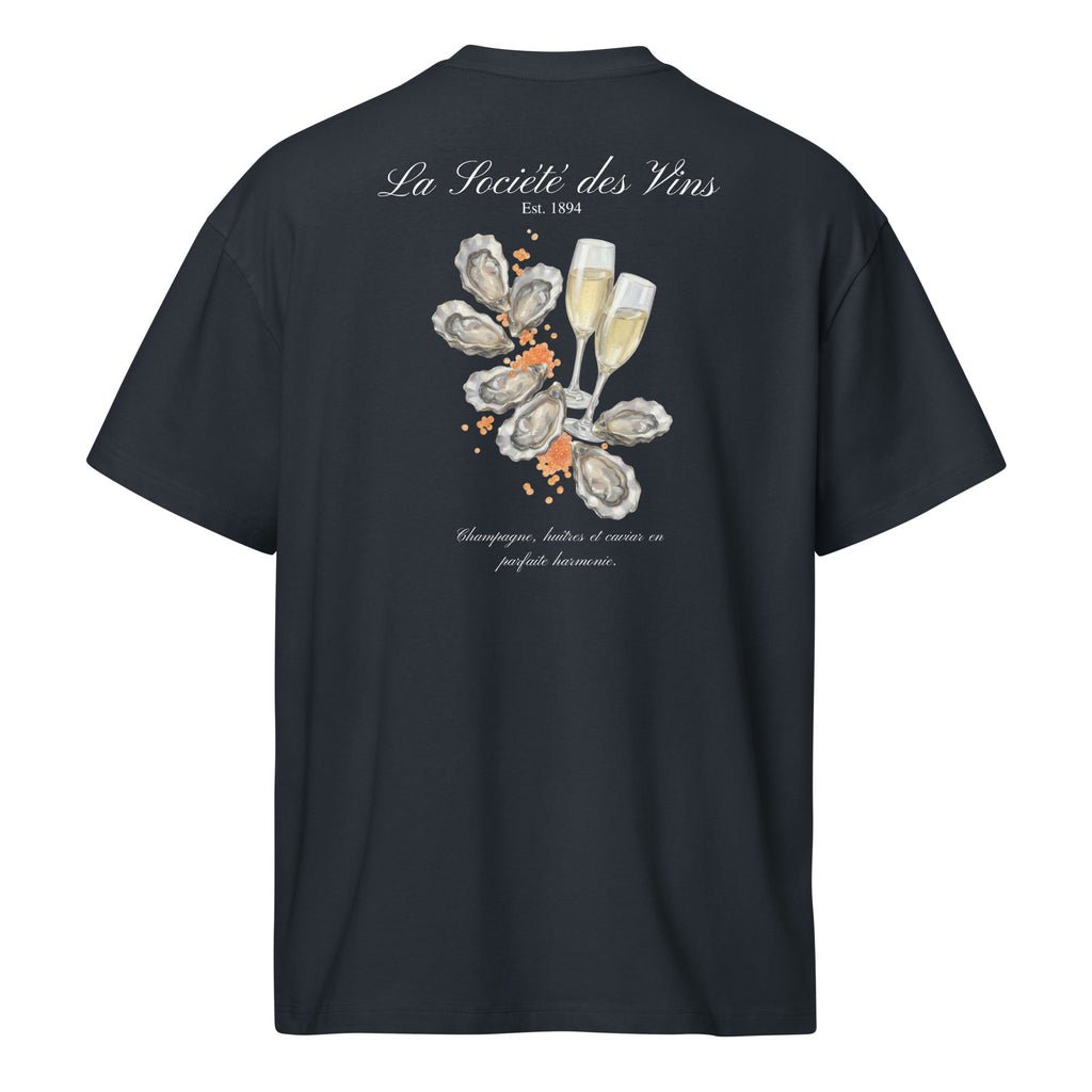 Champagne Society Oversized Box Tee - cotton cartel