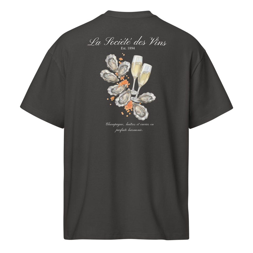Champagne Society Oversized Box Tee - cotton cartel