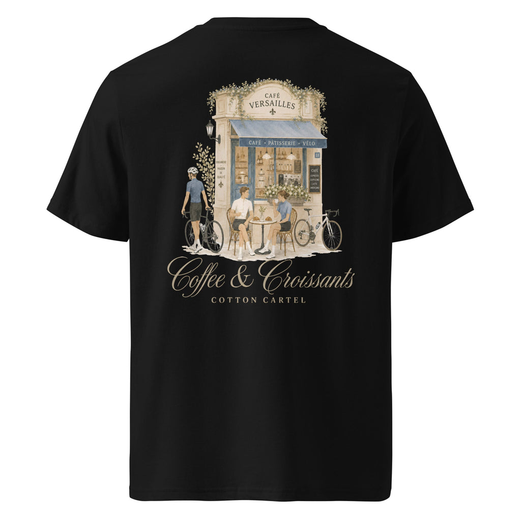 Coffee & Croissant Bike Stop Classic Tee - cotton cartel