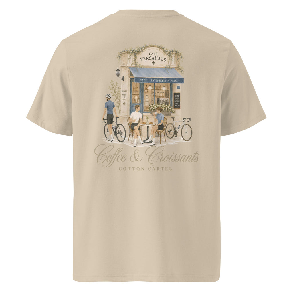 Coffee & Croissant Bike Stop Classic Tee - cotton cartel