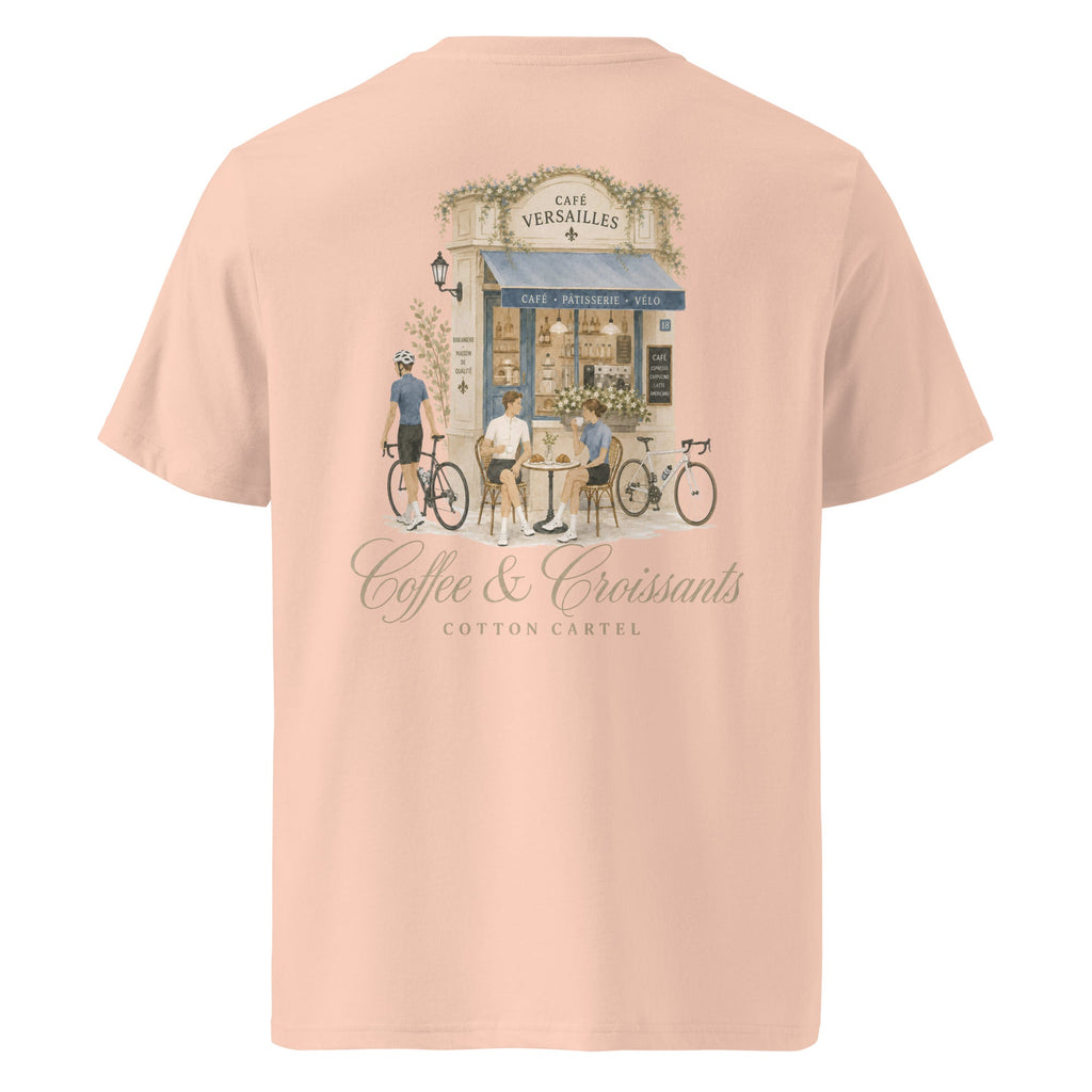 Coffee & Croissant Bike Stop Classic Tee - cotton cartel