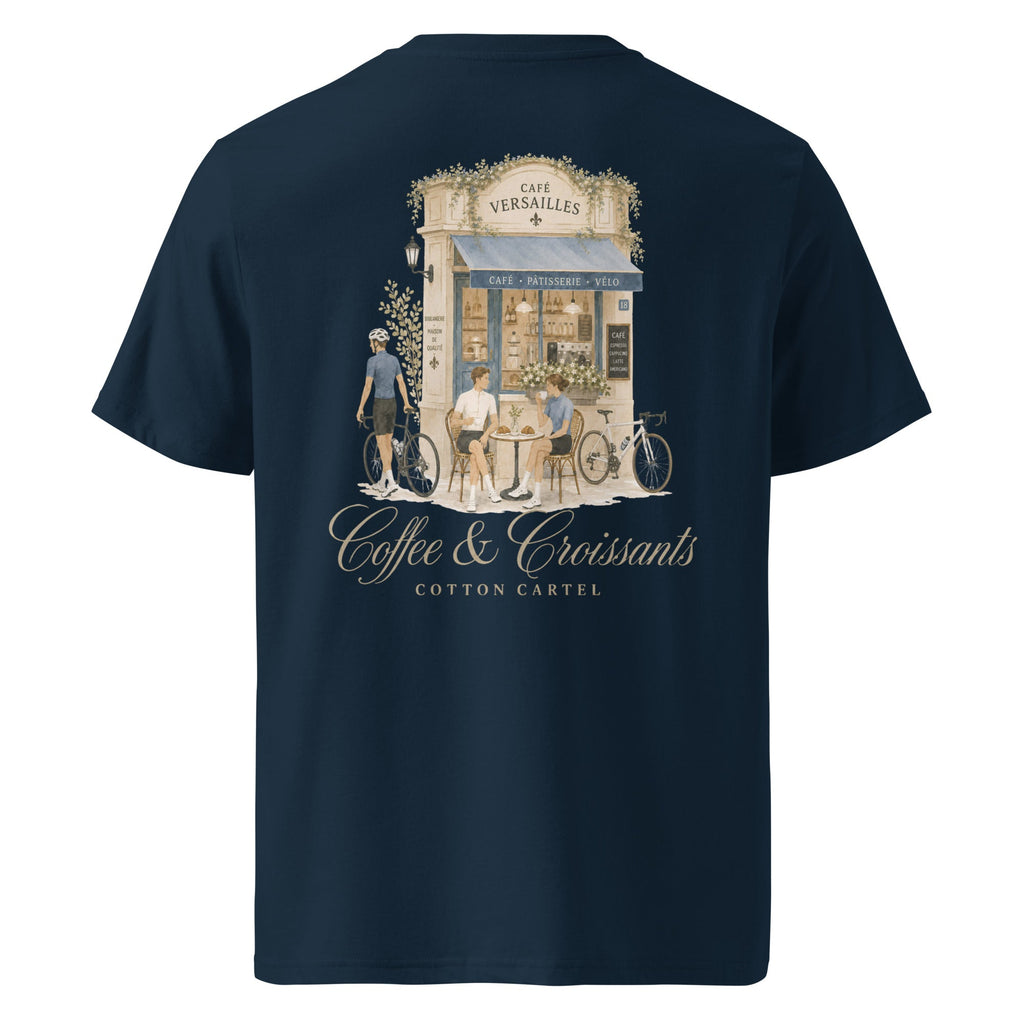 Coffee & Croissant Bike Stop Classic Tee - cotton cartel