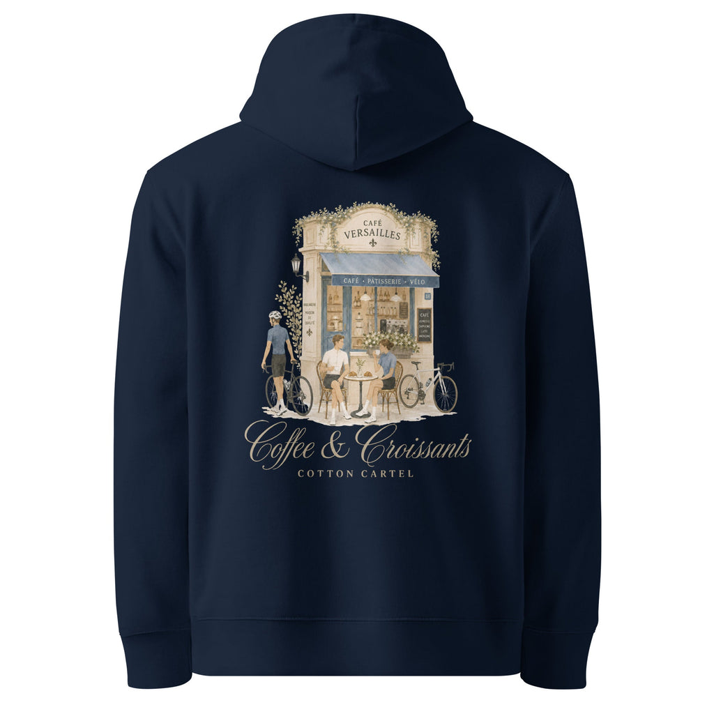 Coffee & Croissant Bike Stop Hoodie - cotton cartel