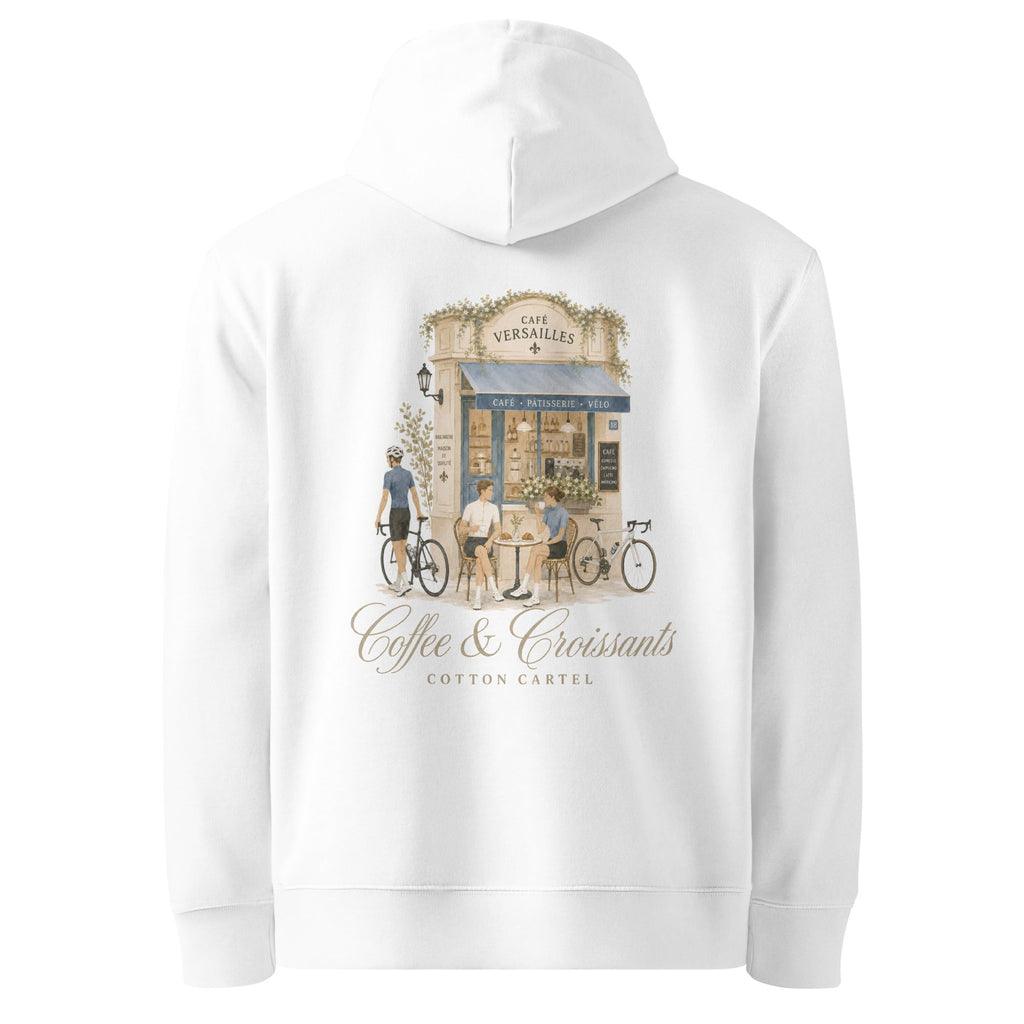 Coffee & Croissant Bike Stop Hoodie - cotton cartel