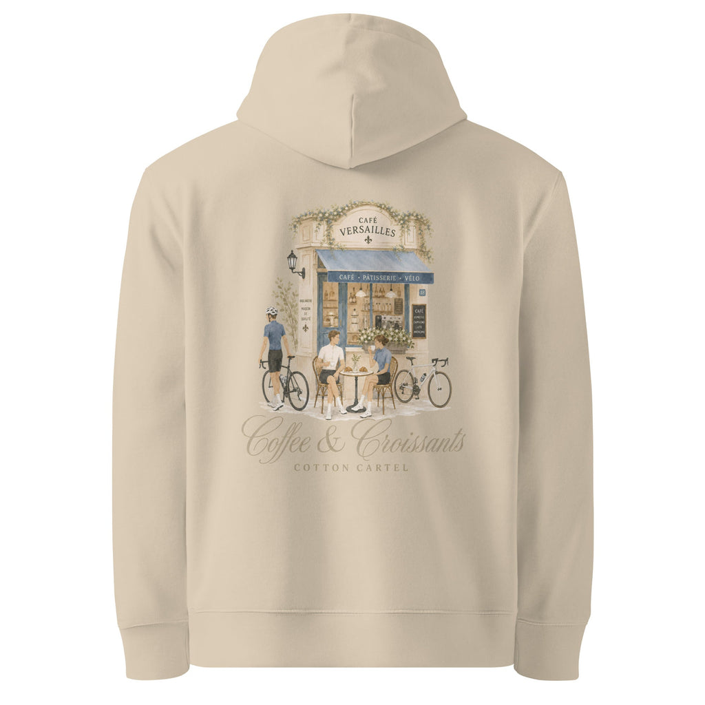 Coffee & Croissant Bike Stop Hoodie - cotton cartel