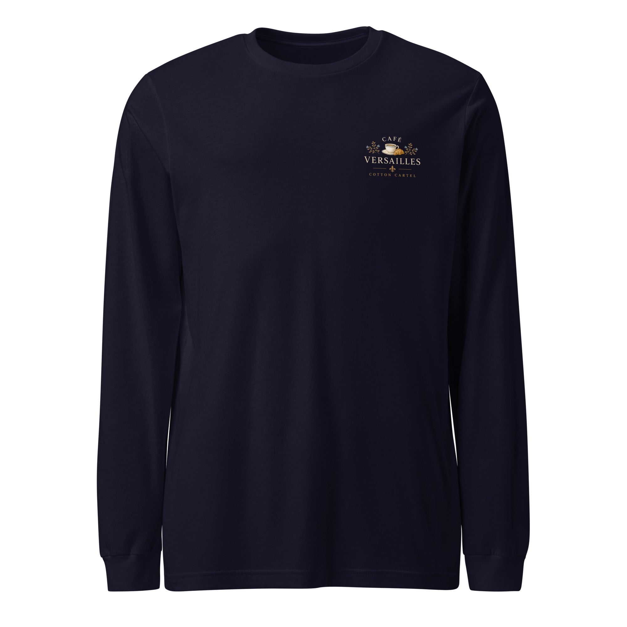 Coffee & Croissant Bike Stop Lightweight Long Sleeve - cotton cartel
