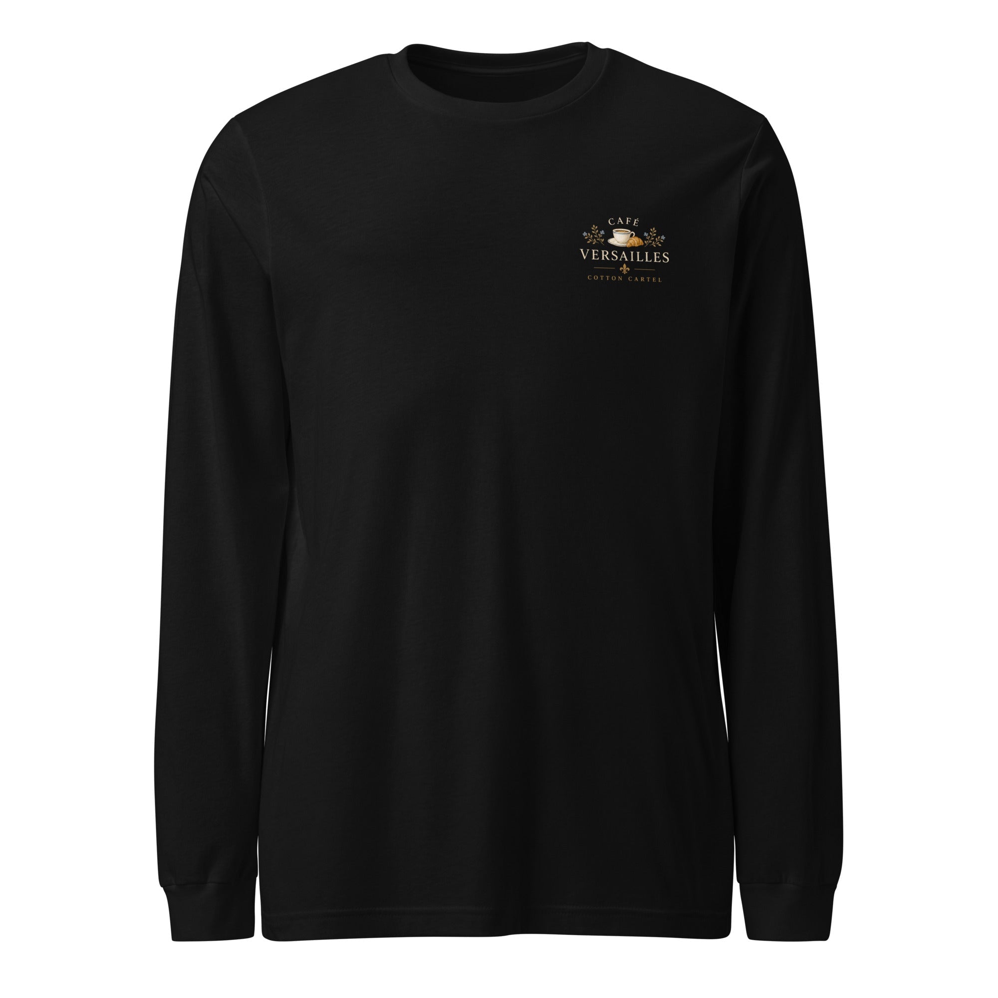 Coffee & Croissant Bike Stop Lightweight Long Sleeve - cotton cartel