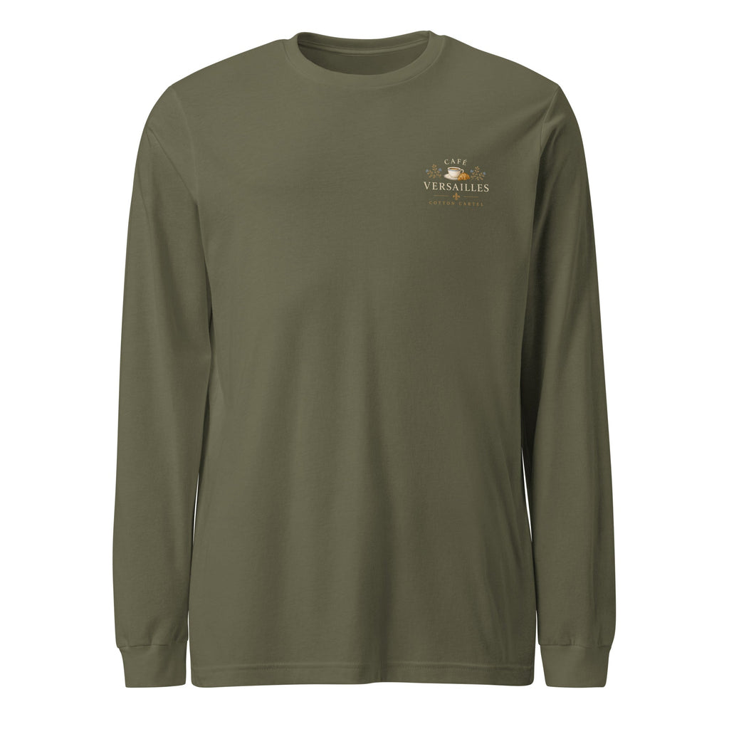 Coffee & Croissant Bike Stop Lightweight Long Sleeve - cotton cartel