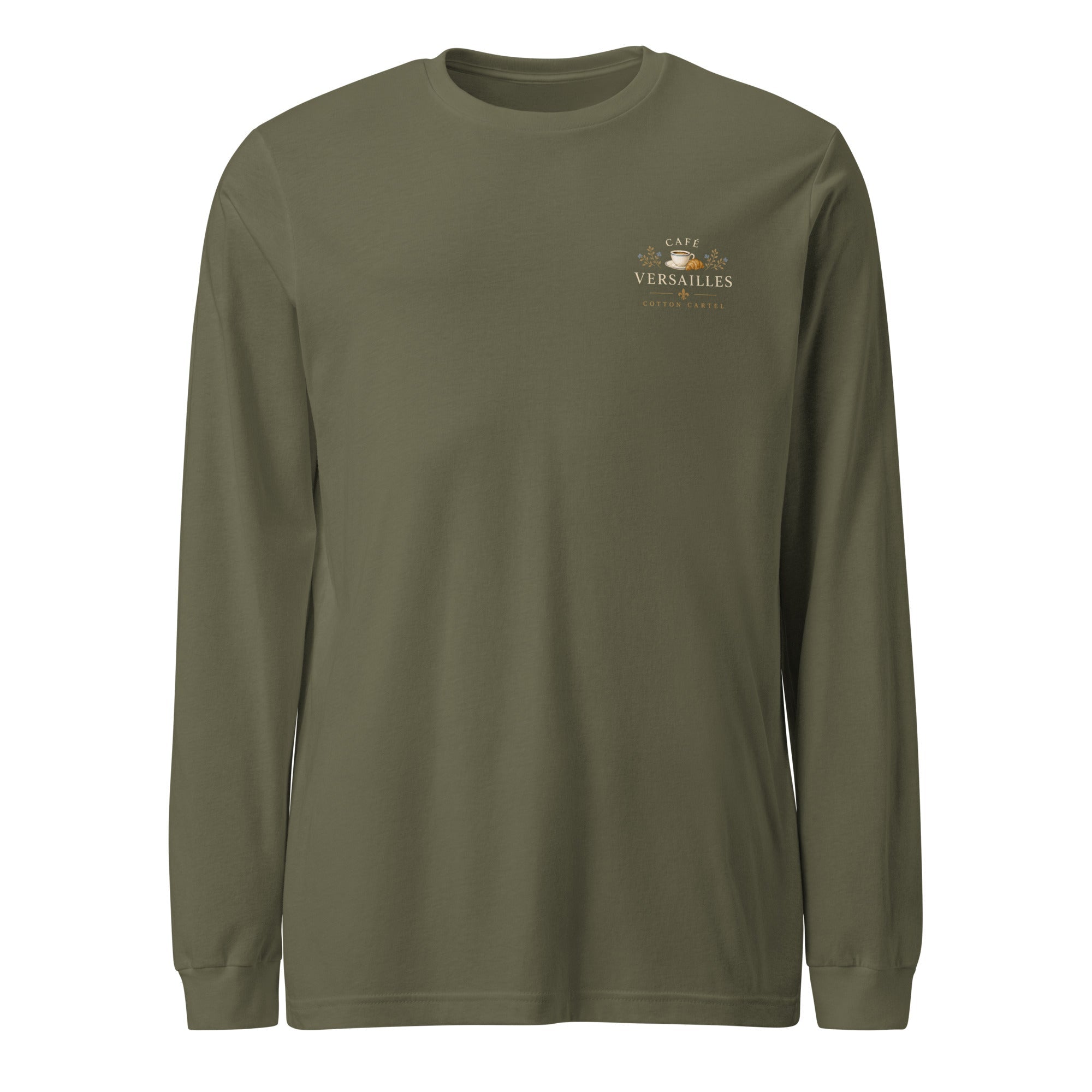 Coffee & Croissant Bike Stop Lightweight Long Sleeve - cotton cartel