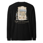 Coffee & Croissant Bike Stop Lightweight Long Sleeve - cotton cartel
