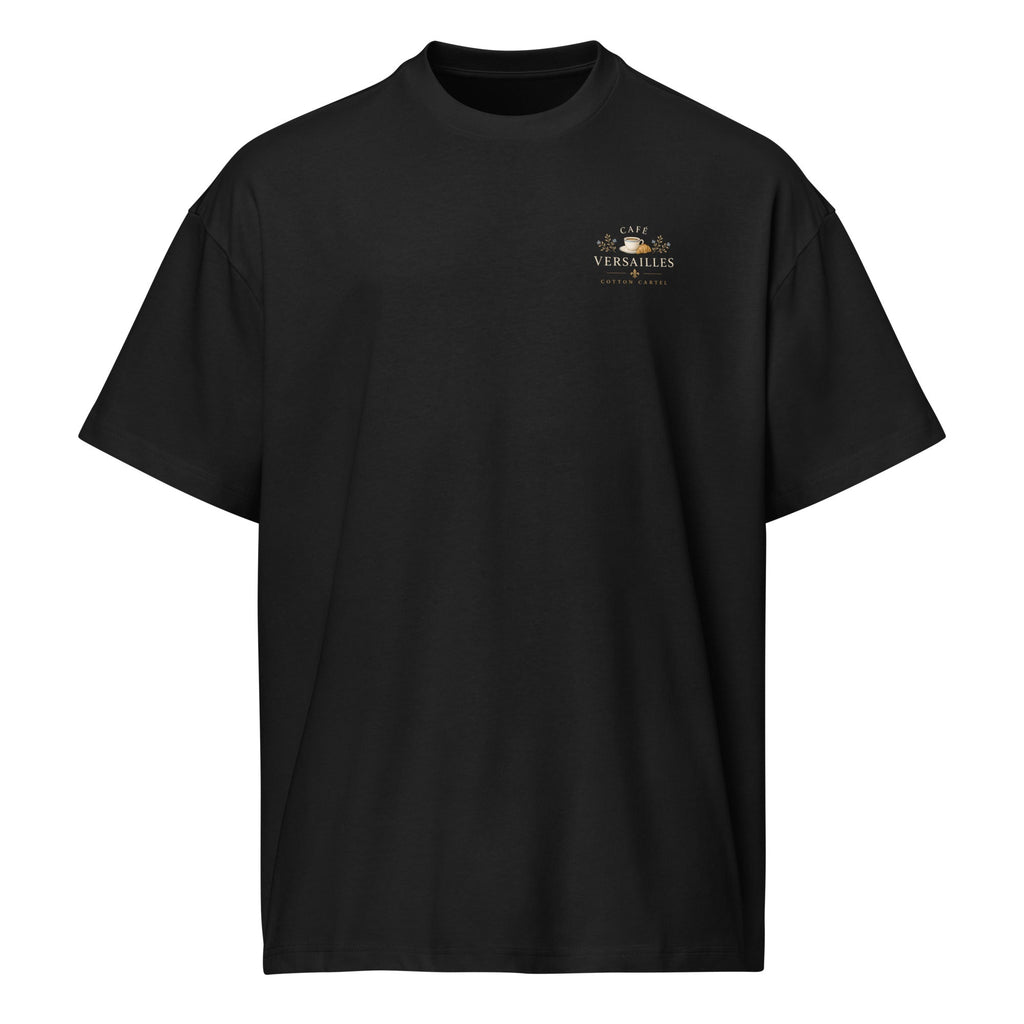 Coffee & Croissant Bike Stop Oversized Box Tee - cotton cartel