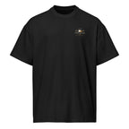 Coffee & Croissant Bike Stop Oversized Box Tee - cotton cartel