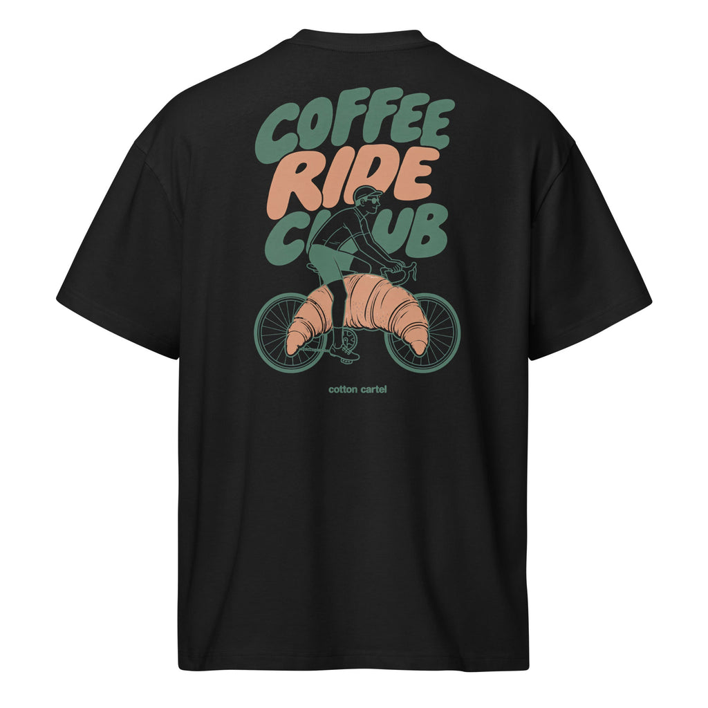 Coffee Ride Club Oversized Box Tee - cotton cartel
