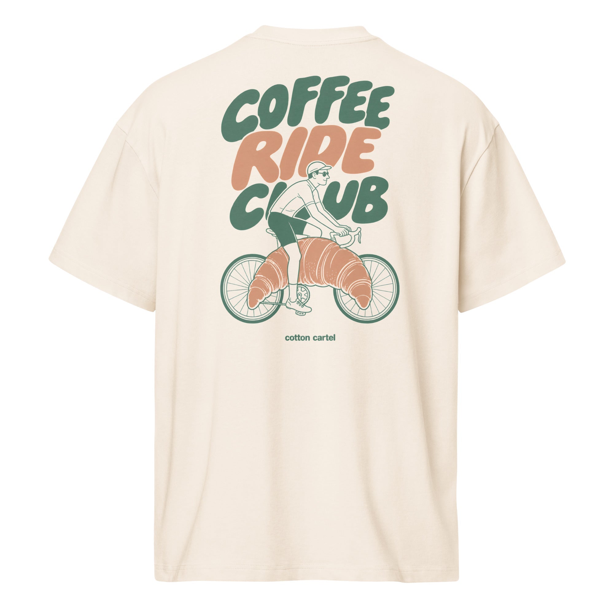 Coffee Ride Club Oversized Box Tee - cotton cartel