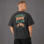 Coffee Ride Club Oversized Box Tee - cotton cartel