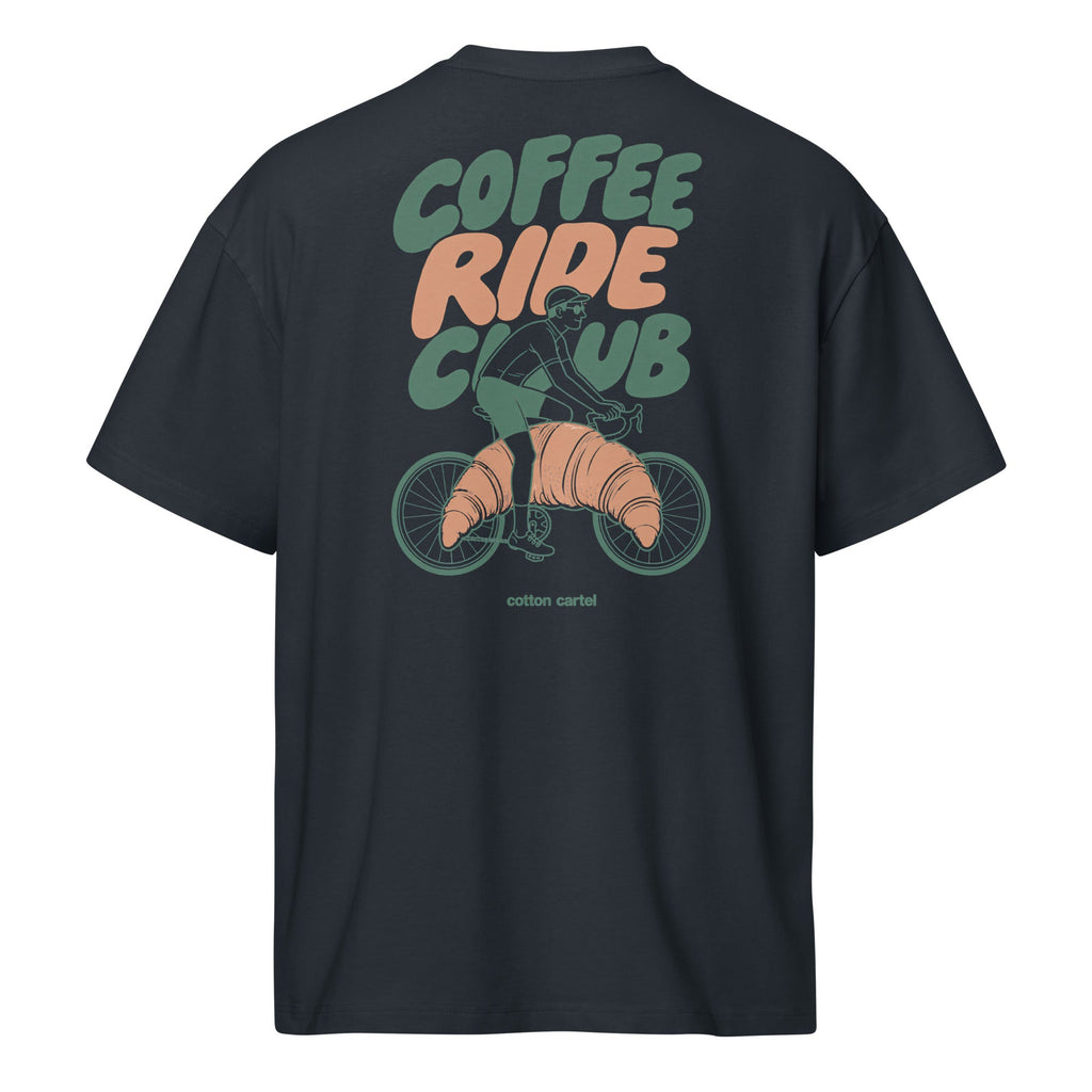 Coffee Ride Club Oversized Box Tee - cotton cartel