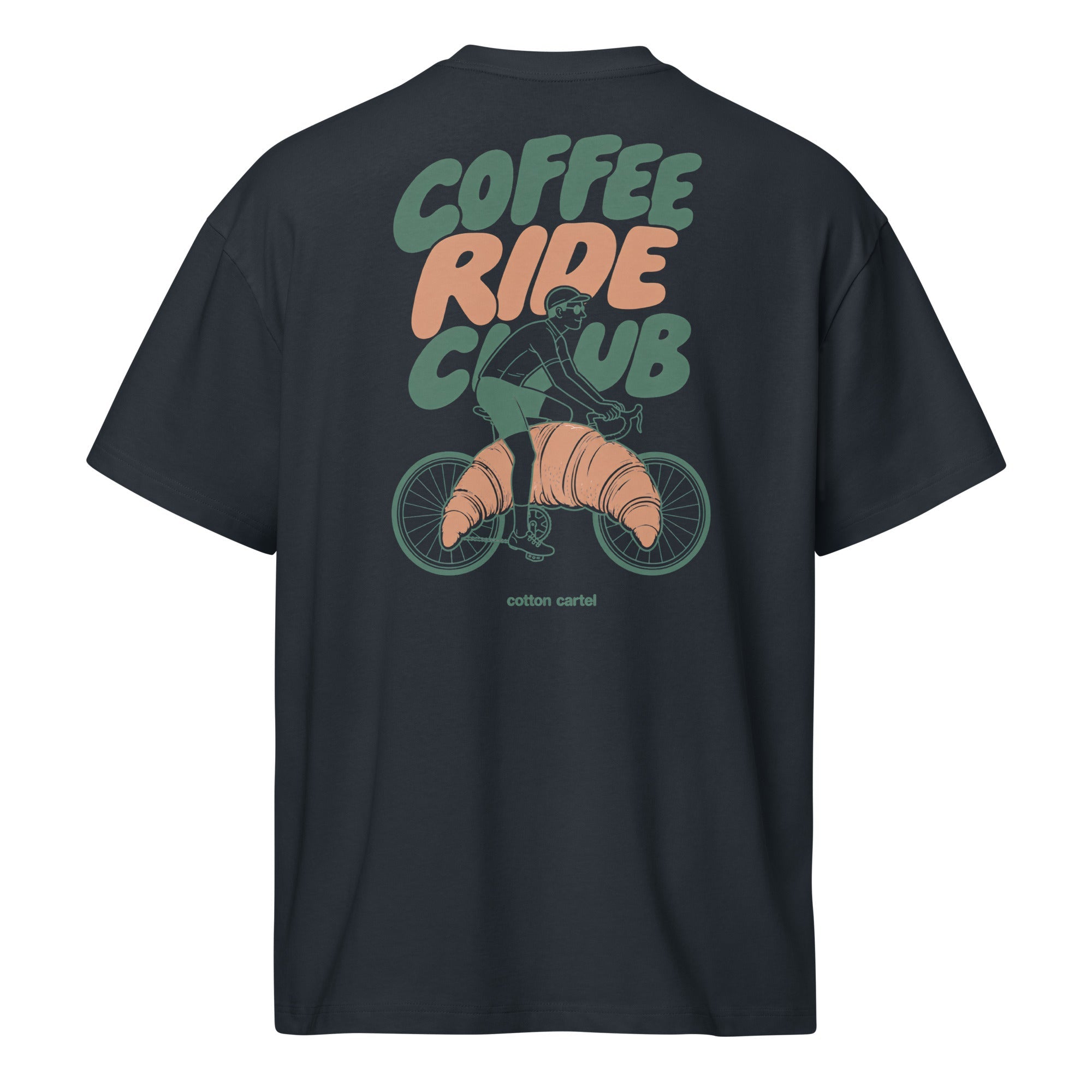 Coffee Ride Club Oversized Box Tee - cotton cartel