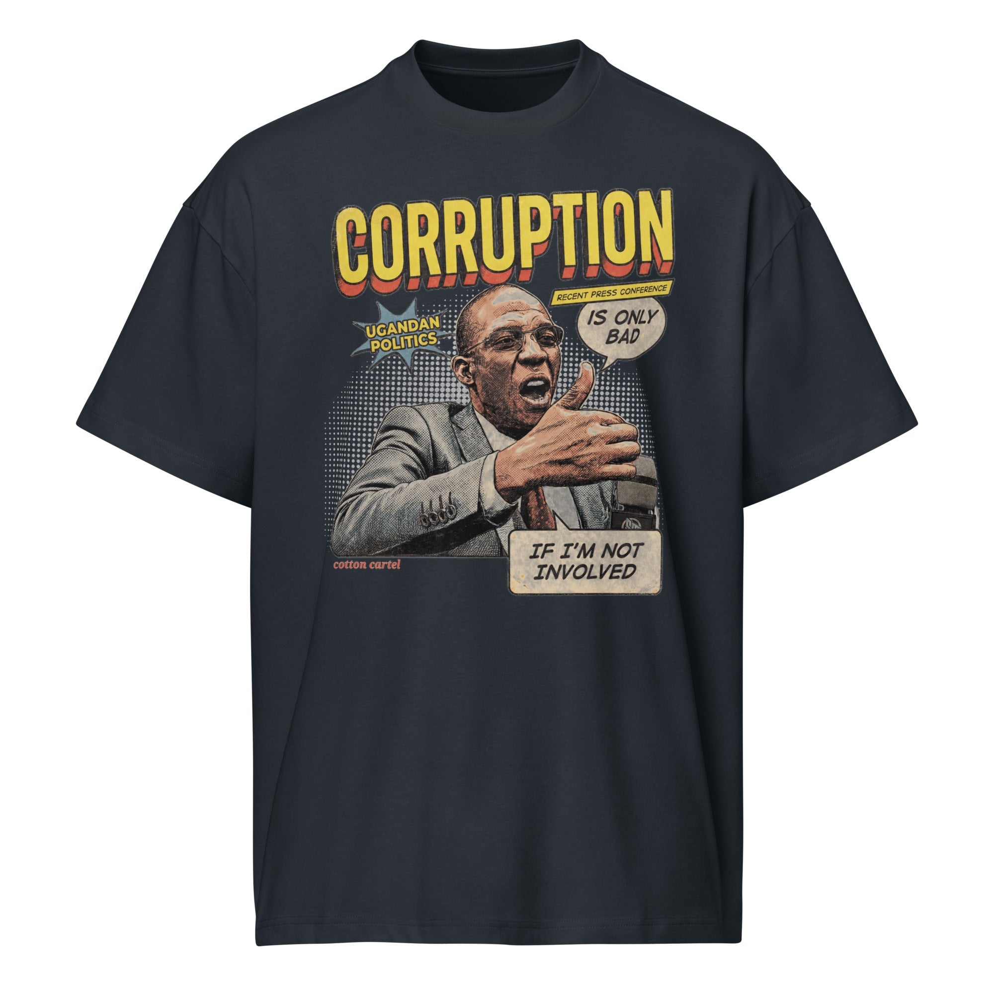 Corruption Oversized Box Tee - cotton cartel