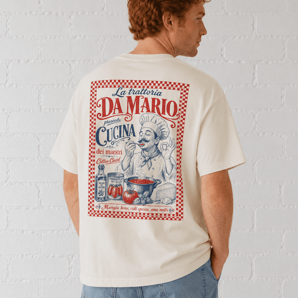 Da Mario Oversized Box Tee - cotton cartel