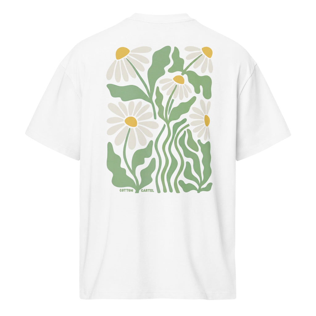 Daisy Me Rolling Oversized Box Tee - cotton cartel