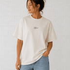 Daisy Me Rolling Oversized Box Tee - cotton cartel