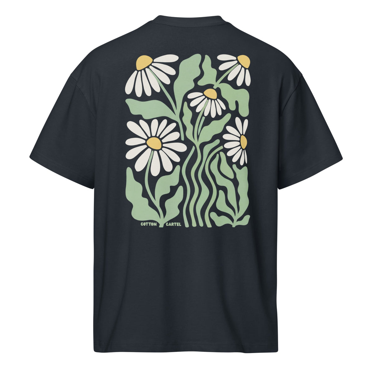 Daisy Me Rolling Oversized Box Tee - cotton cartel