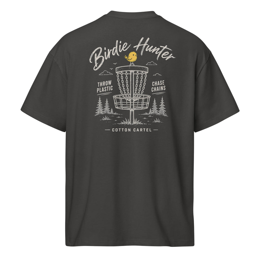 Disc Golf Birdie Hunter Oversized Box Tee - cotton cartel