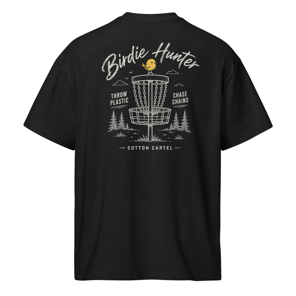 Disc Golf Birdie Hunter Oversized Box Tee - cotton cartel