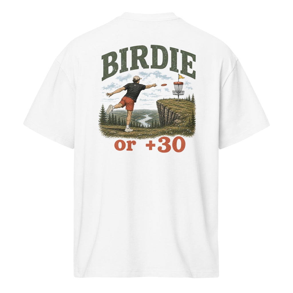 Disc Golf Birdie Oversized Box Tee - cotton cartel