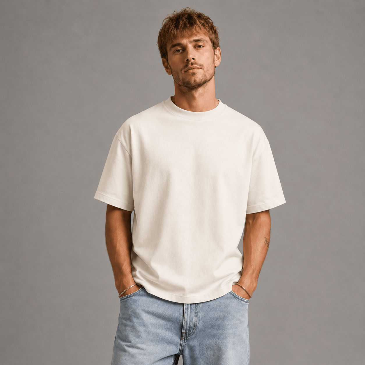 Du Bist Gut Genug Oversized Box Tee - cotton cartel