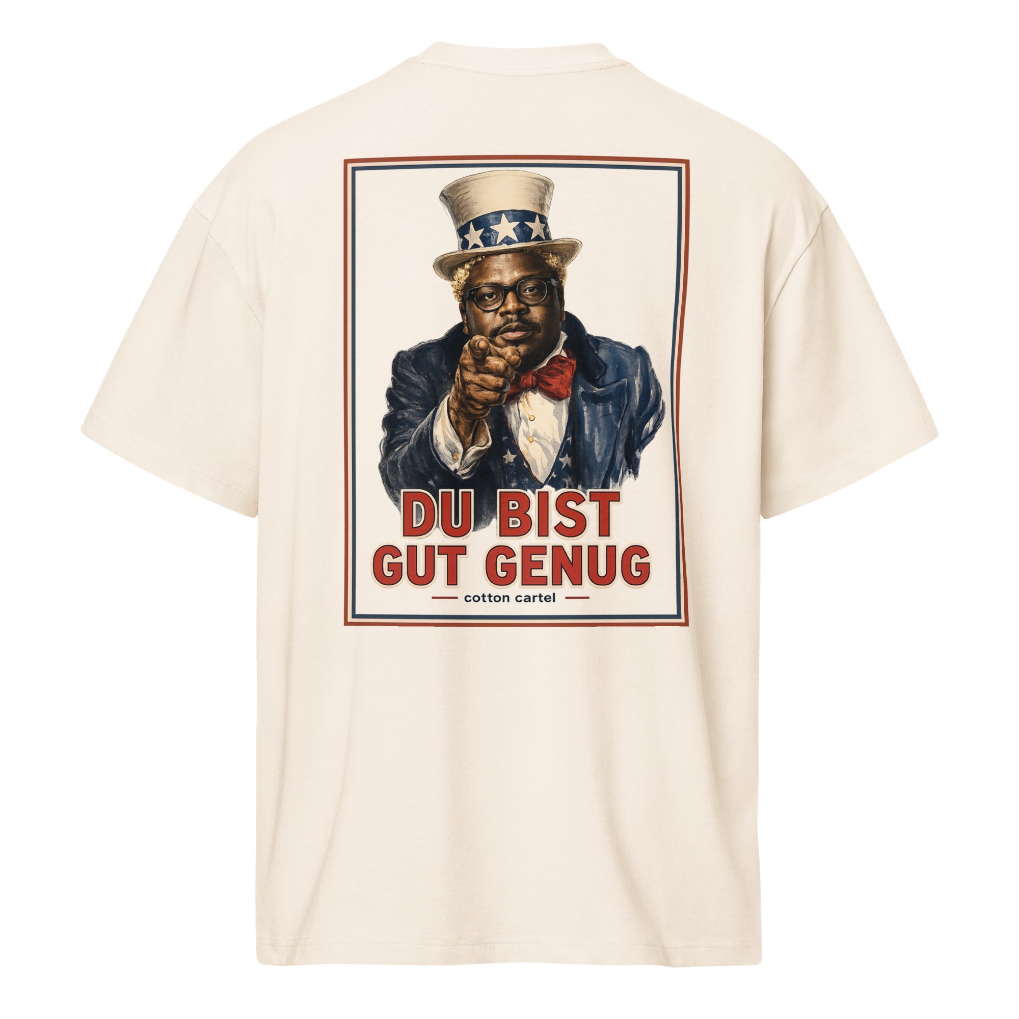 Du Bist Gut Genug Oversized Box Tee - cotton cartel