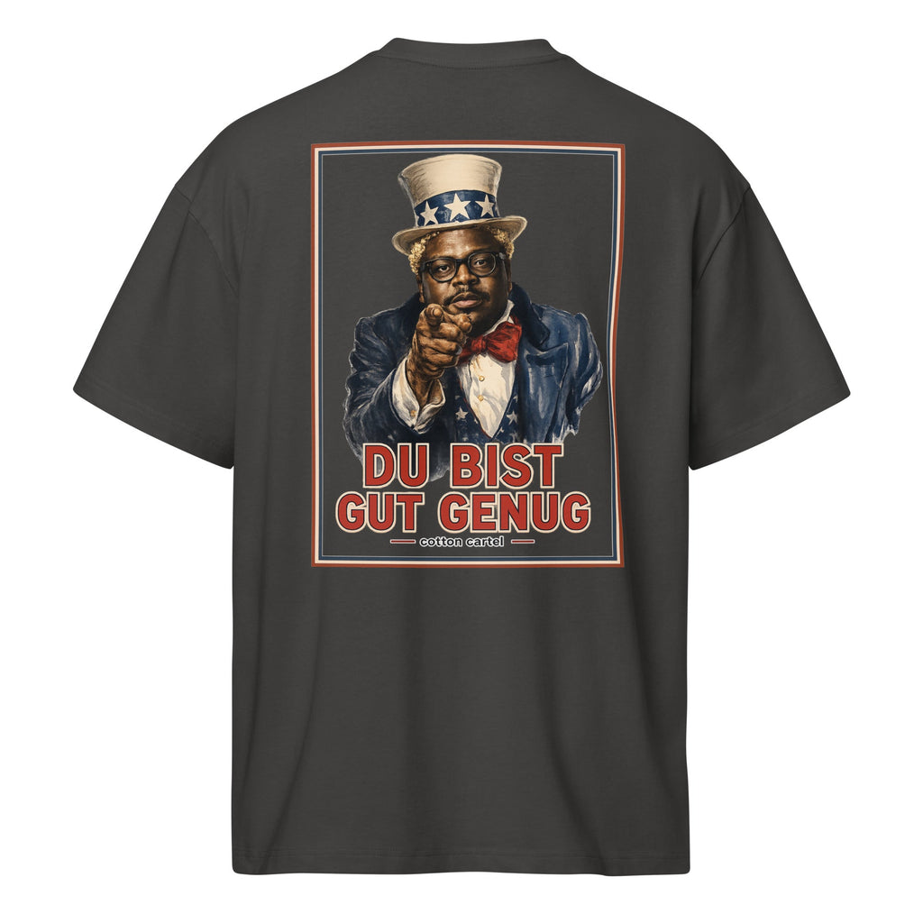 Du Bist Gut Genug Oversized Box Tee - cotton cartel