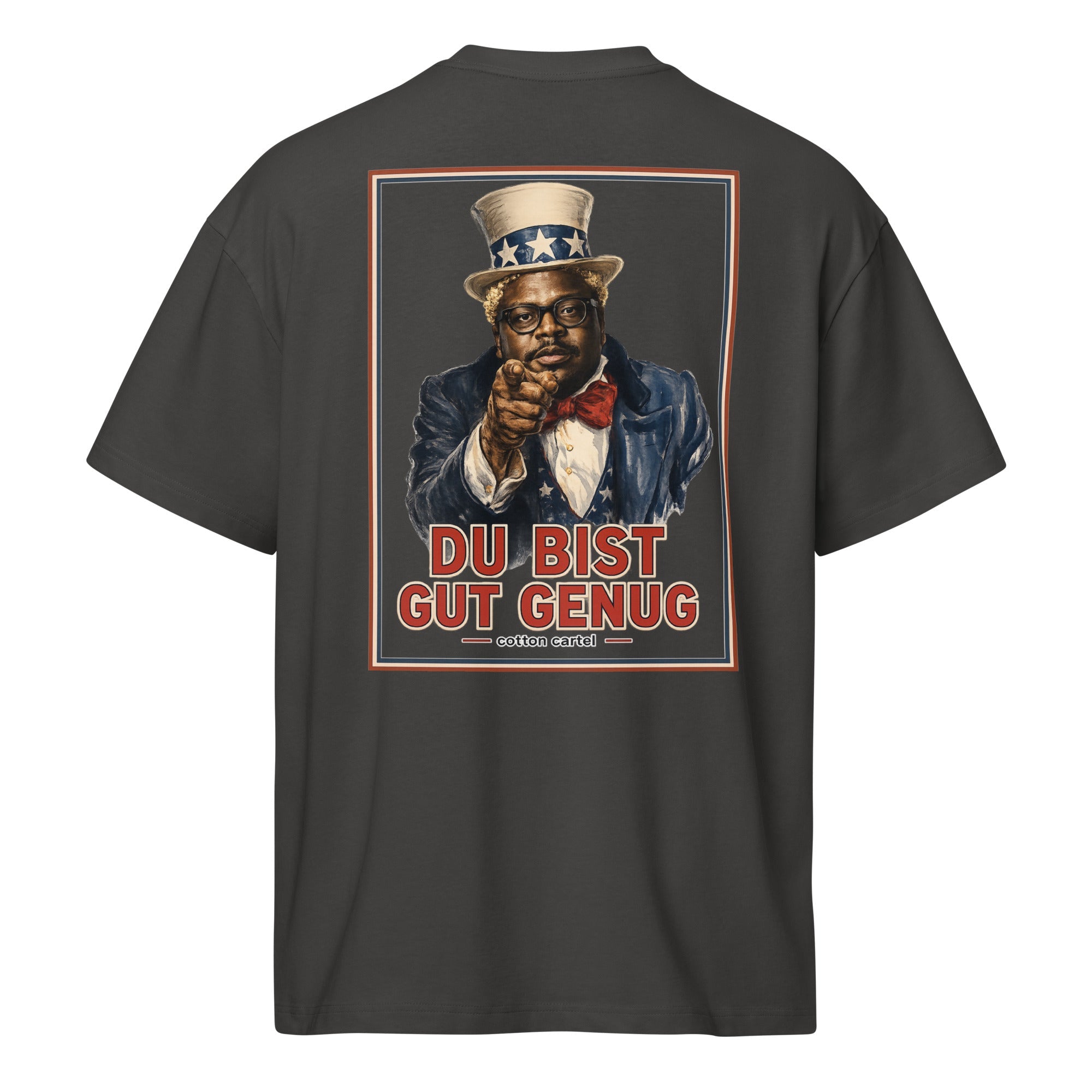 Du Bist Gut Genug Oversized Box Tee - cotton cartel